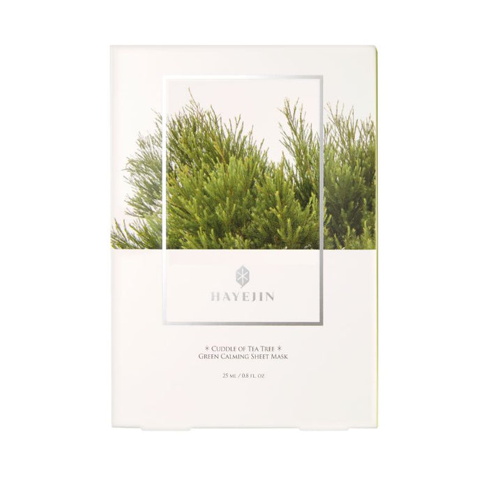 HAYEJIN CUDDLE OF TEA TREE raminamoji lakštinė kaukė, 5 vnt