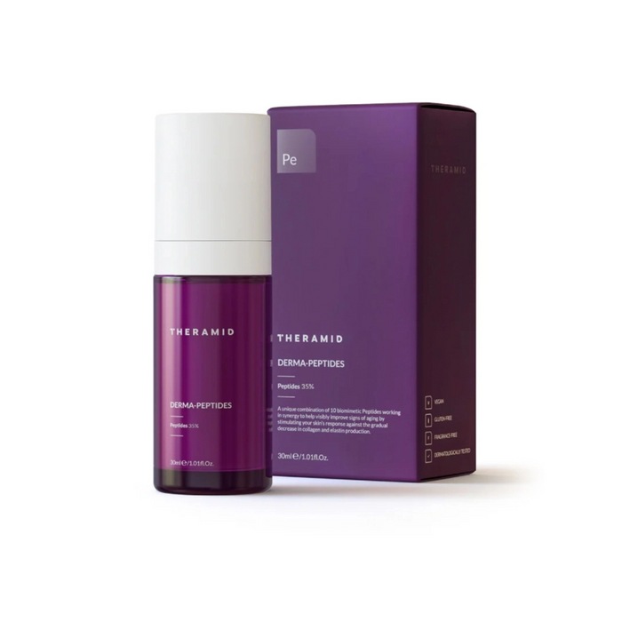 THERAMID DERMA PEPTIDES jauninantis serumas su peptidais, 30 ml