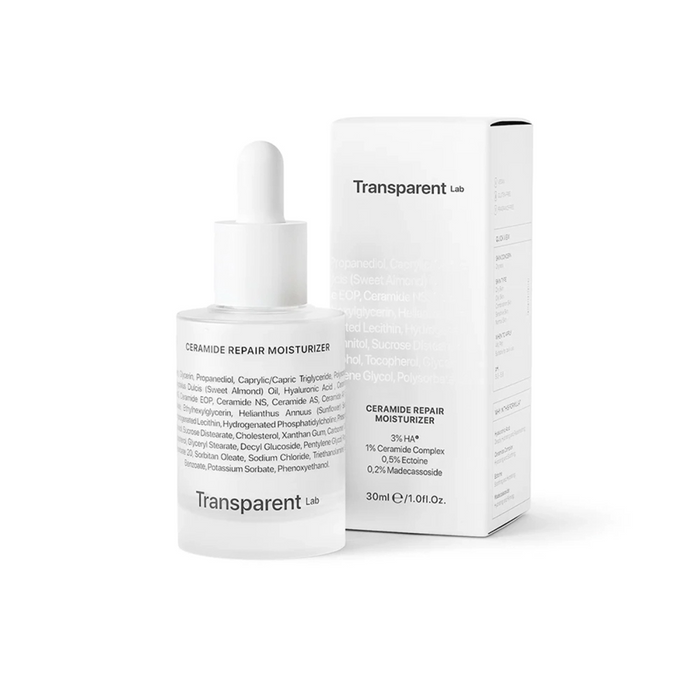 TRANSPARENT LAB drėkinantis serumas su keramidais, 30 ml