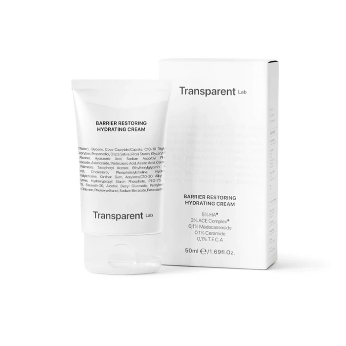 TRANSPARENT LAB odos barjerą atstatantis drėkinamasis kremas, 50 ml