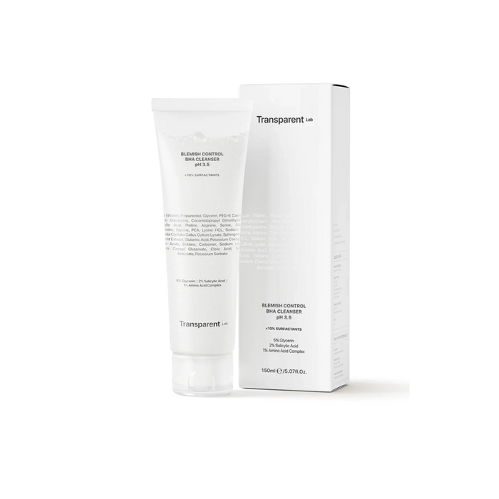 TRANSPARENT LAB prausiklis riebiai spuoguotai odai, 150 ml