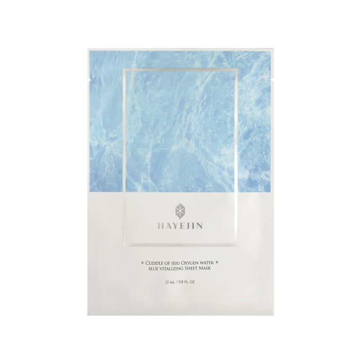 HAYEJIN CUDDLE OF JEJU OXYGEN WATER stangrinanti lakštinė kaukė, 1 vnt