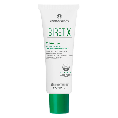 BIRETIX TRI-ACTIVE gelis aktyviam aknės gydymui, 50 ml