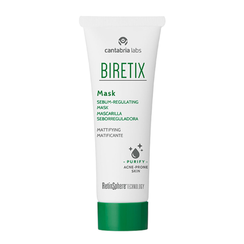 BIRETIX poras sutraukianti veido kaukė, 25 ml