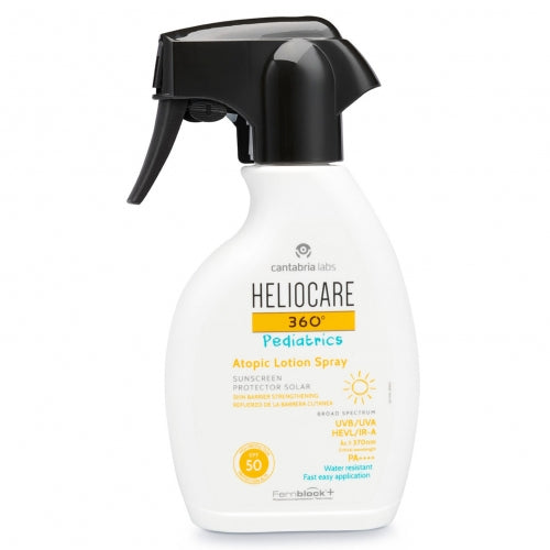 HELIOCARE 360 PEDIATRICS purškiama SPF50 apsauga atopinei vaikų odai, 250 ml