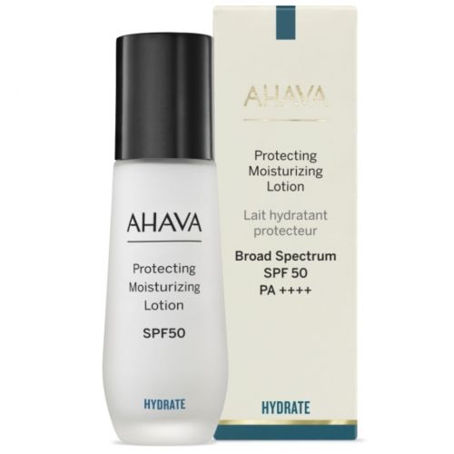 AHAVA HYDRATE apsauginis drėkinantis veido losjonas su SPF50, 50 ml