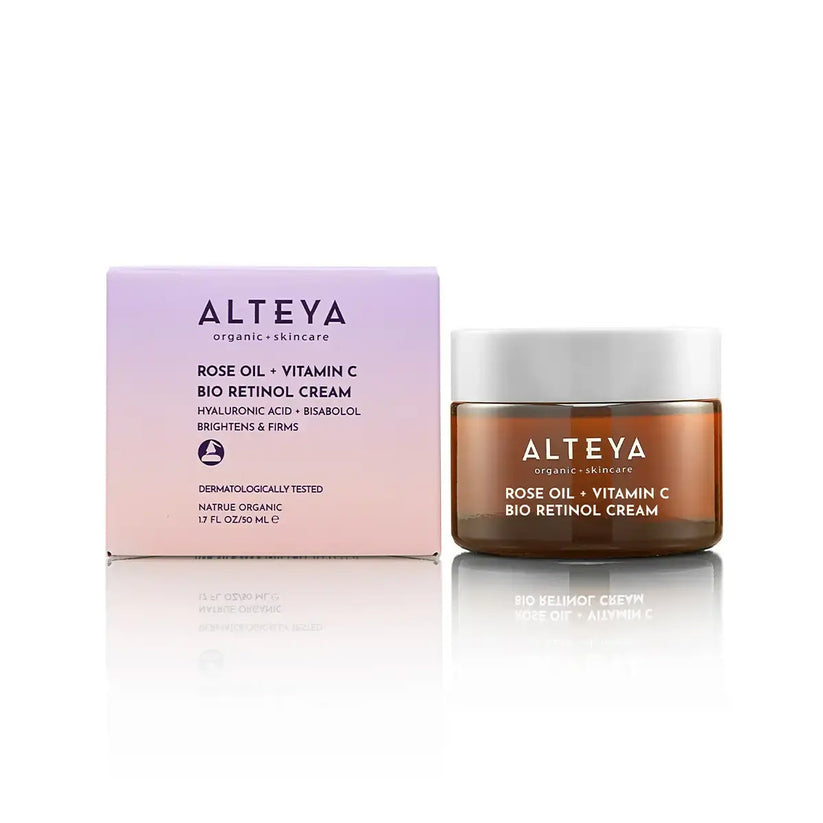ALTEYA ORGANICS LUMINOUS ROSE ekologiškas drėkinamasis veido kremas, 50 ml