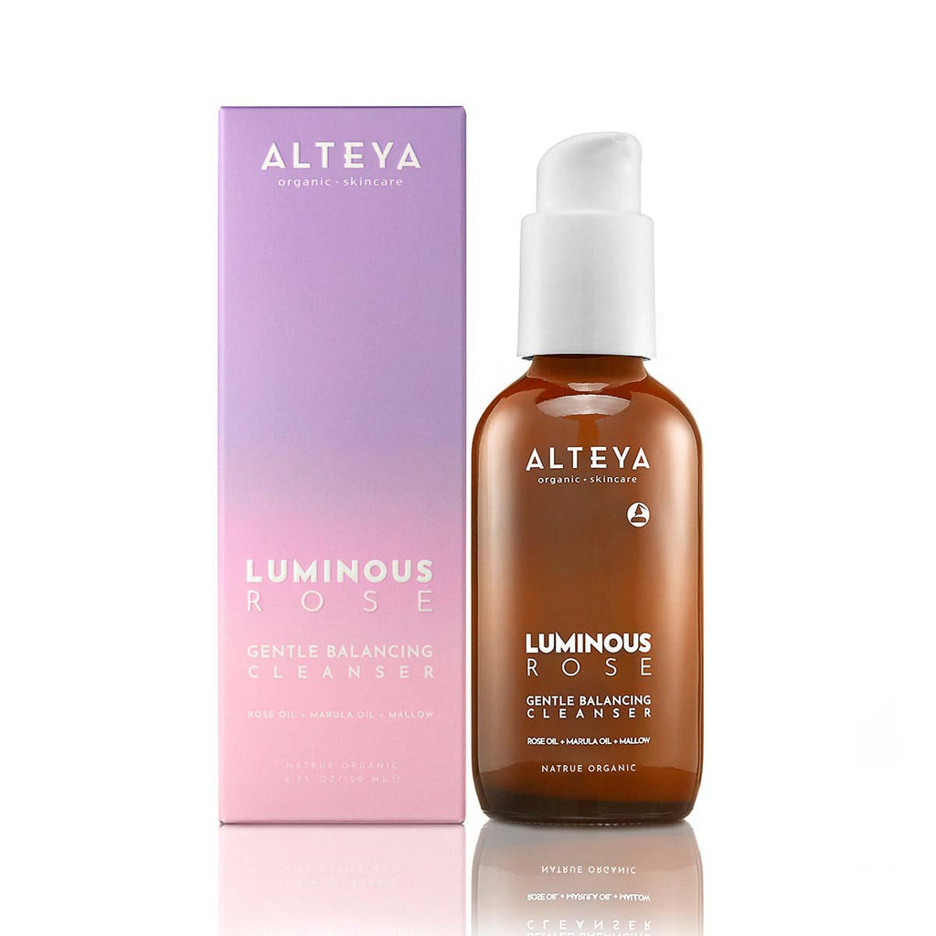ALTEYA ORGANICS LUMINOUS ROSE ekologiškas balansuojantis veido prausiklis, 120 ml