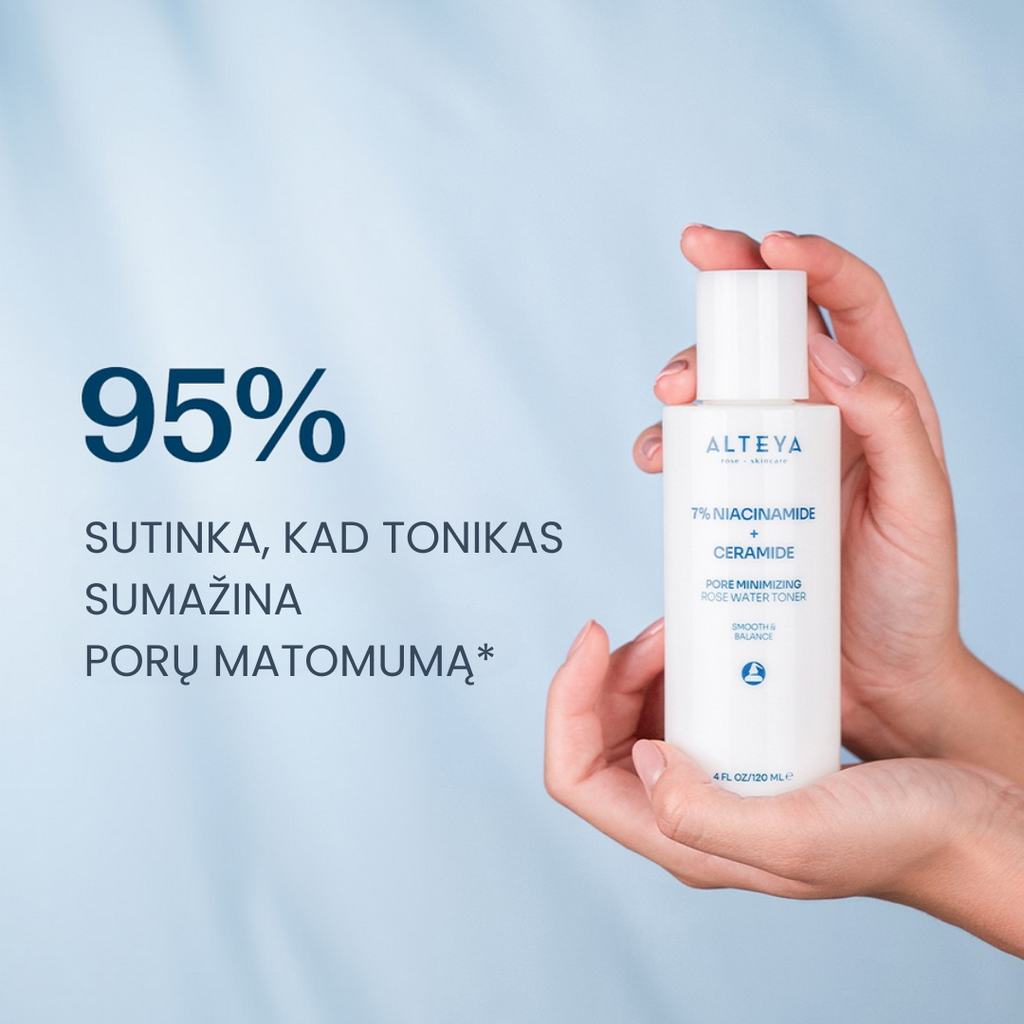 ALTEYA ORGANICS poras mažinantis tonikas su niacinamidu ir keramidais, 120 ml