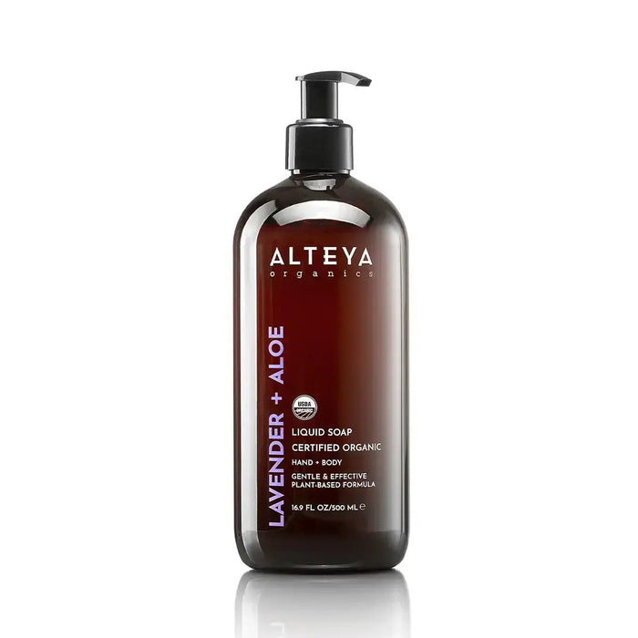 ALTEYA ORGANICS rankų ir kūno prausiklis - levanda ir alavijas - 500 ml