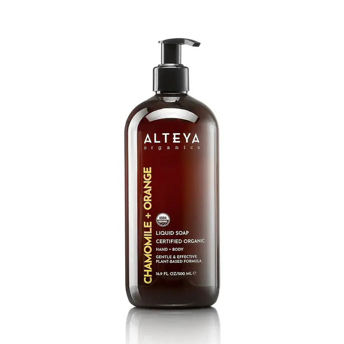 ALTEYA ORGANICS rankų ir kūno prausiklis - ramunėlė, apelsinas - 500 ml