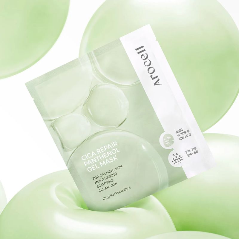 AROCELL CICA REPAIR odą raminančios veido kaukės , 4 vnt