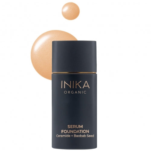 INIKA SERUM FOUNDATION seruminis makiažo pagrindas - brilliant, 25 ml