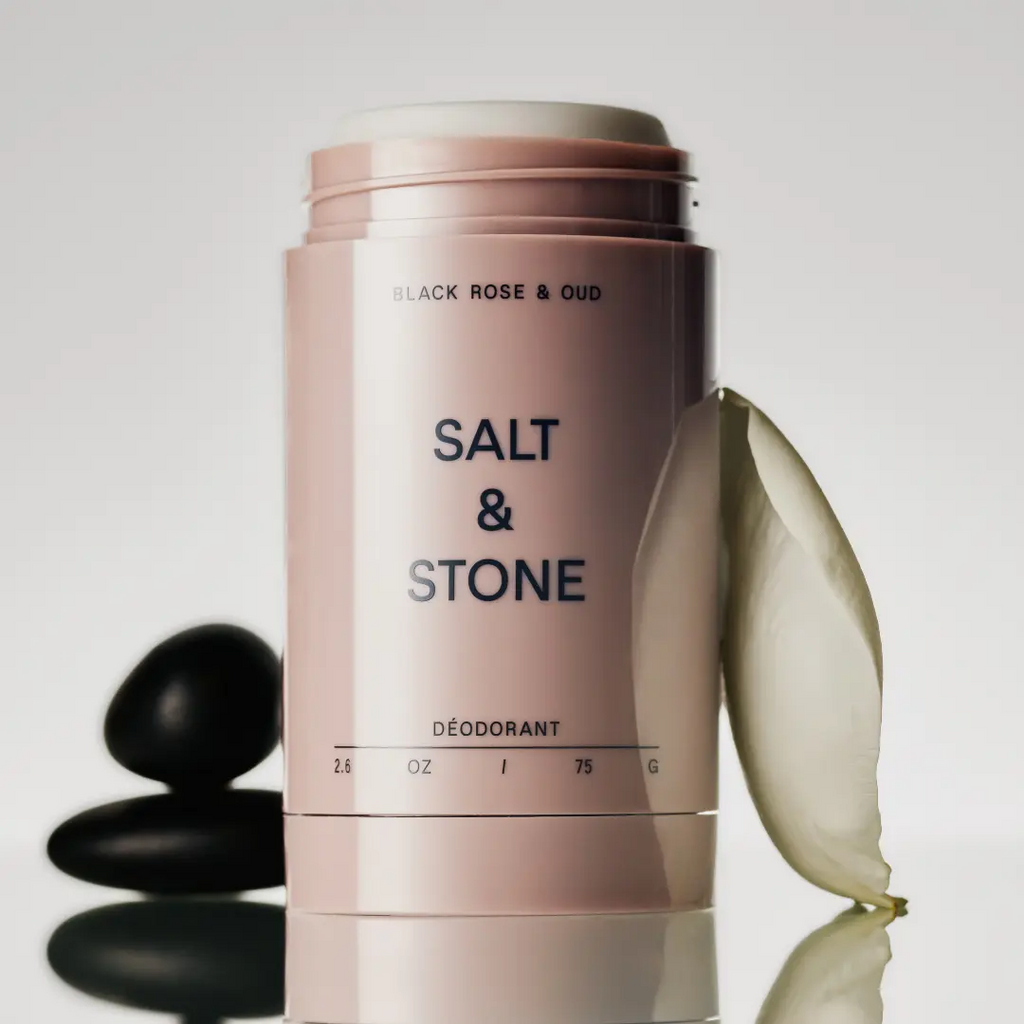 SALT & STONE BLACK ROSE OUD Extra Strengh natūralus dezodorantas