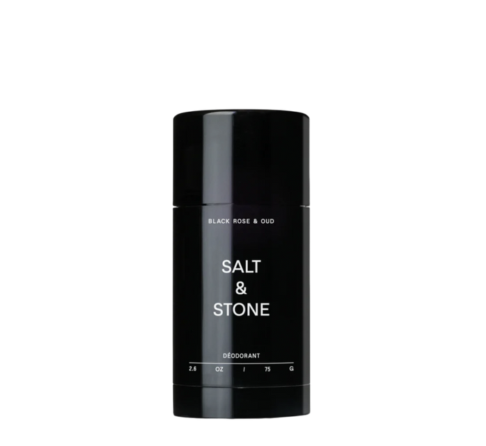 SALT & STONE BLACK ROSE & OUD natūralus dezodorantas